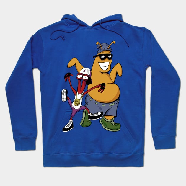 Toejam and Earl Hoodie by Black Snow Comics